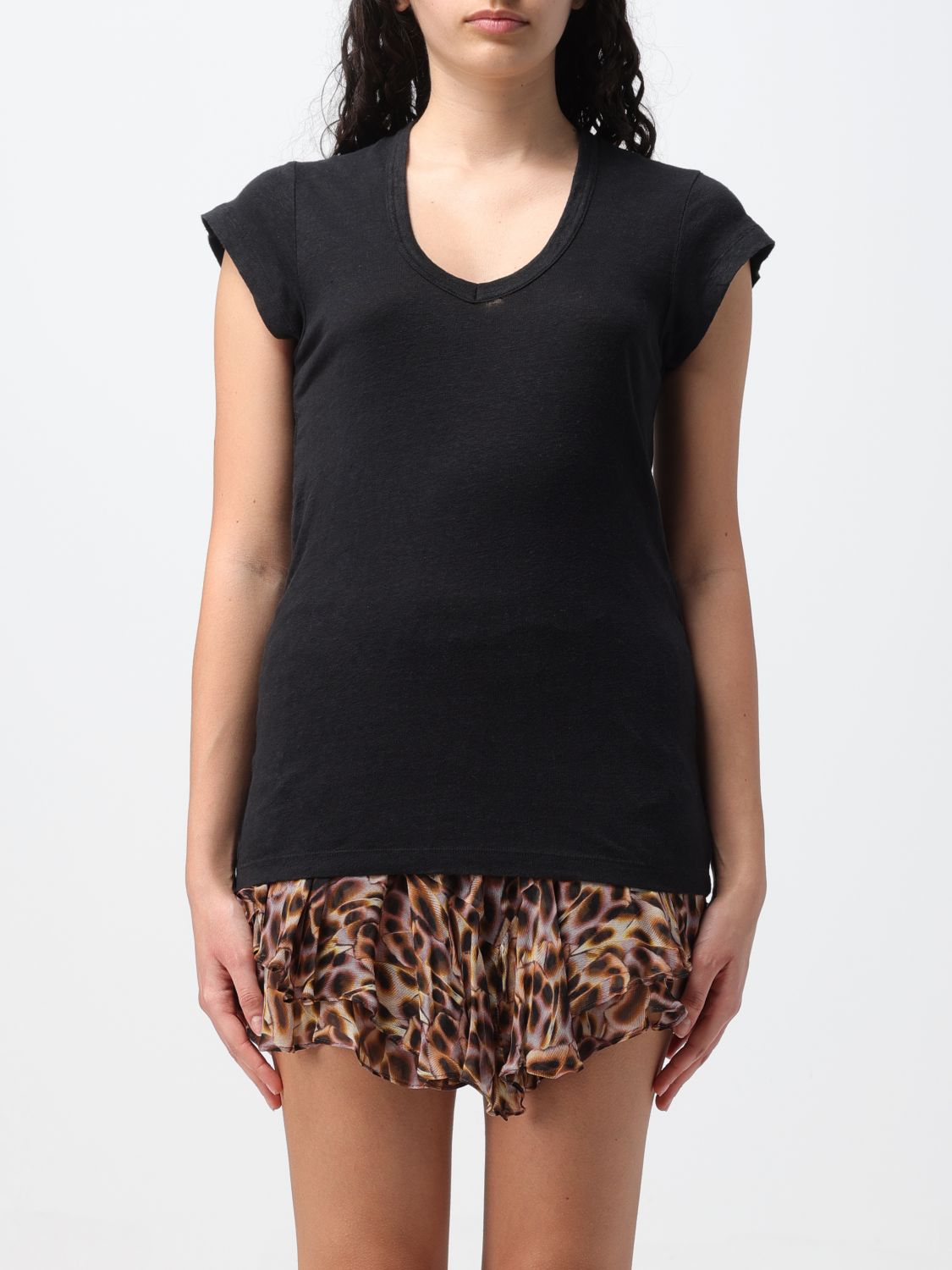 Shop Isabel Marant Étoile T-shirt Isabel Marant Etoile Woman Color Black