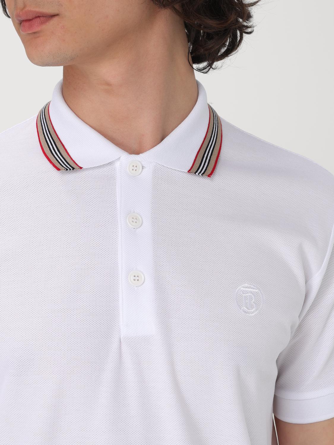 BURBERRY Polo homme Blanc Polo Burberry 8084018 en ligne sur