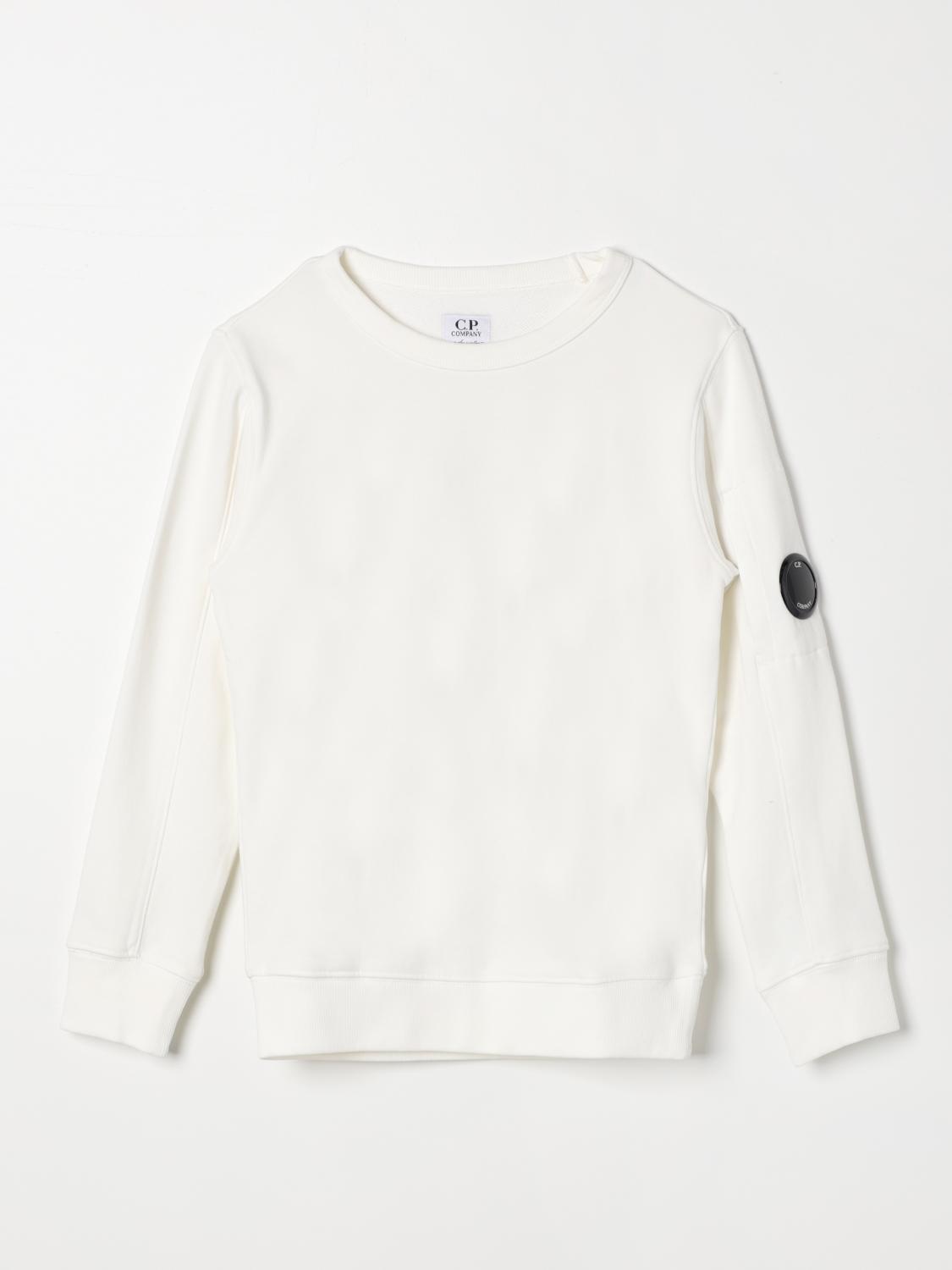 C.p. Company Sweater Kids Color White In White