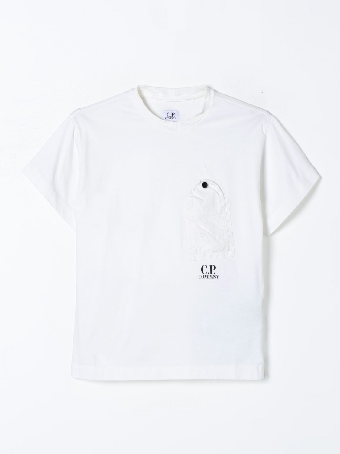 Shop C.p. Company T-shirt  Kids Color White