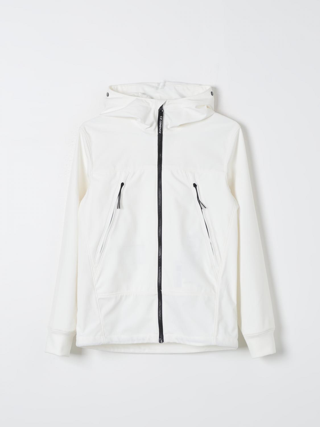 cp company white goggle jacket