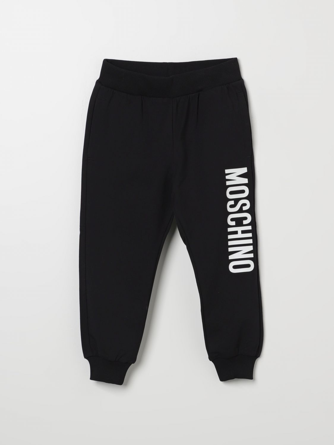 Shop Moschino Kid Pants  Kids Color Black