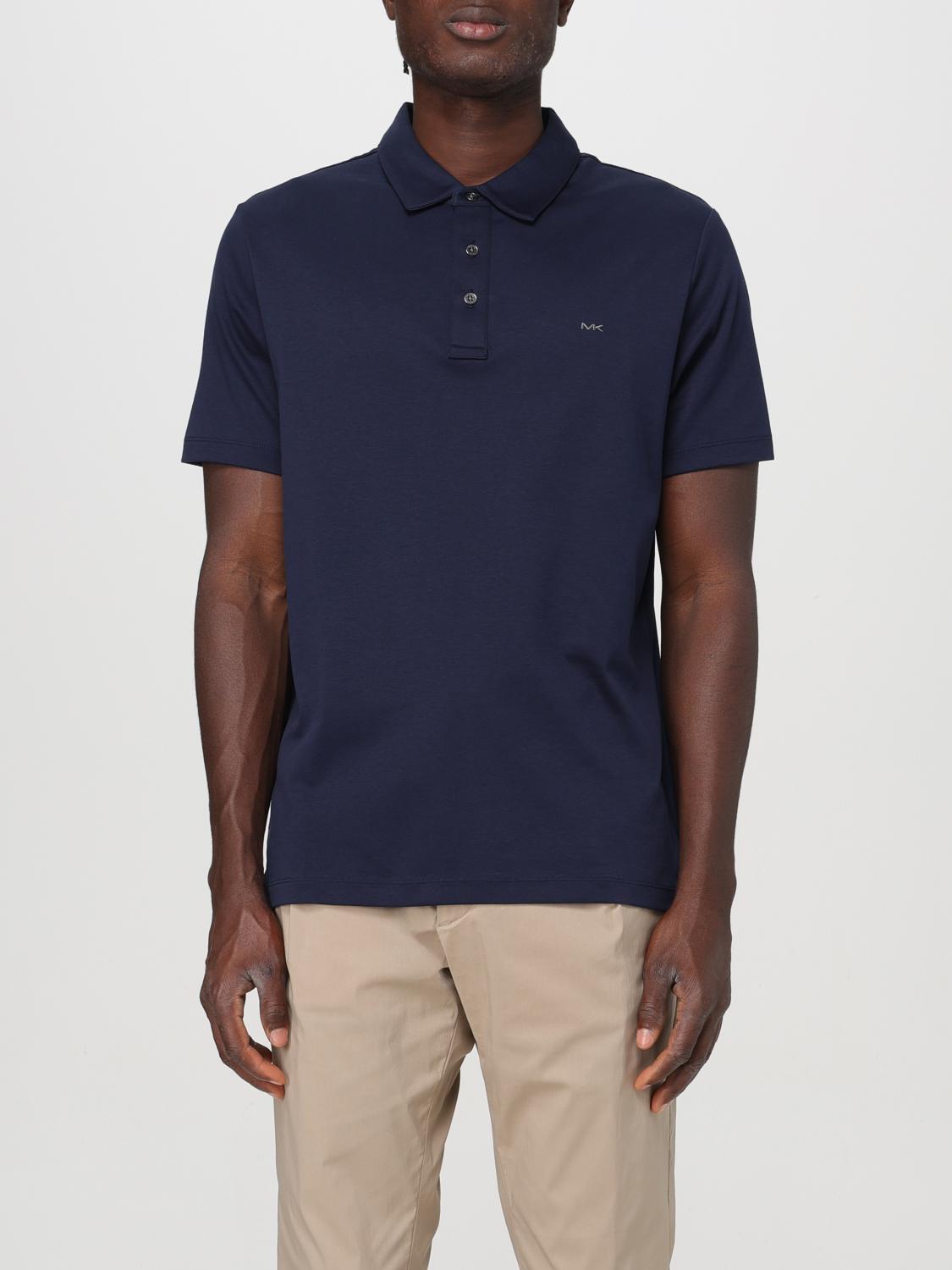 Michael Kors Polo Shirt Men Color Navy In 海军蓝