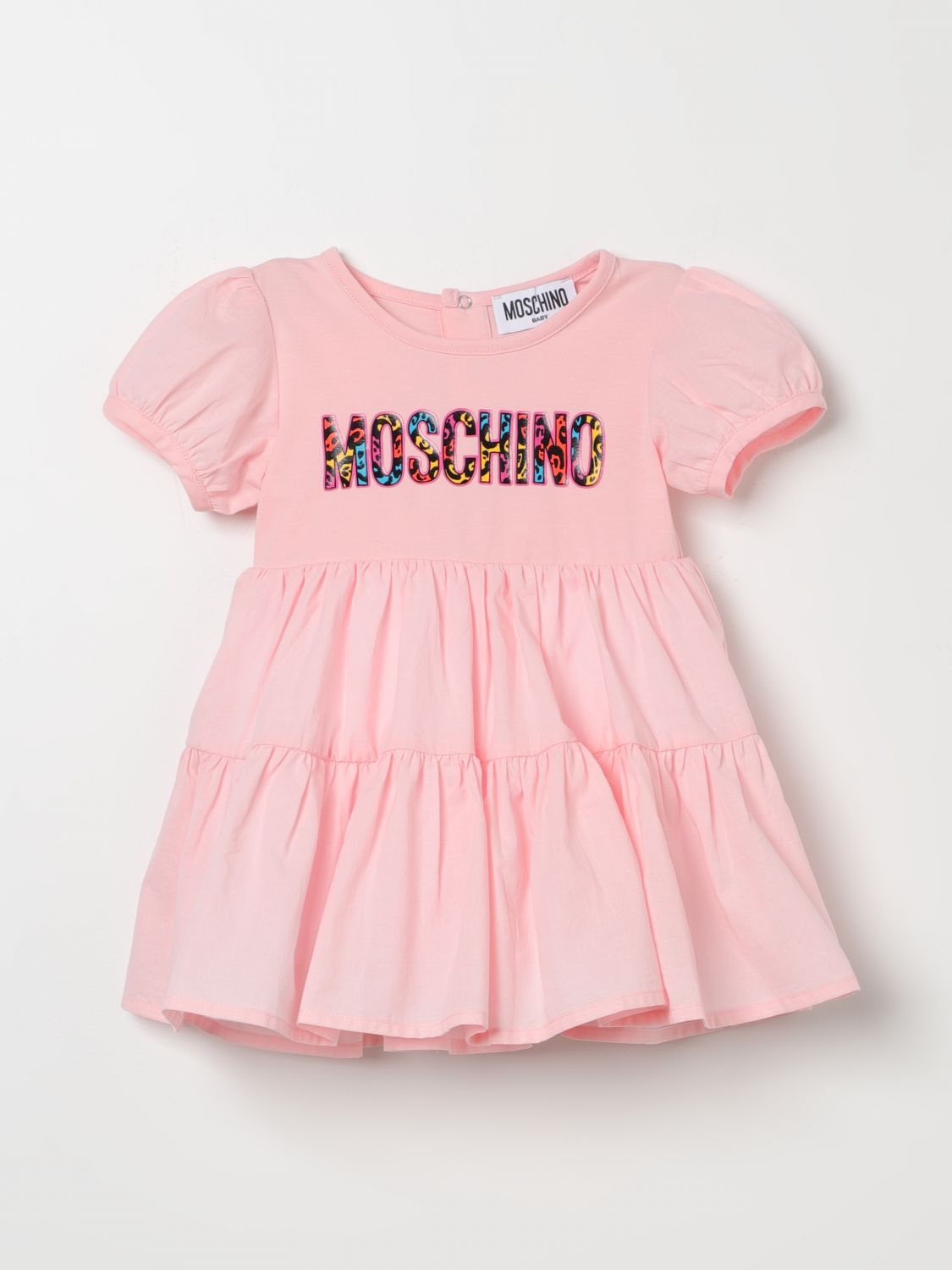 Shop Moschino Baby Romper  Kids Color Pink