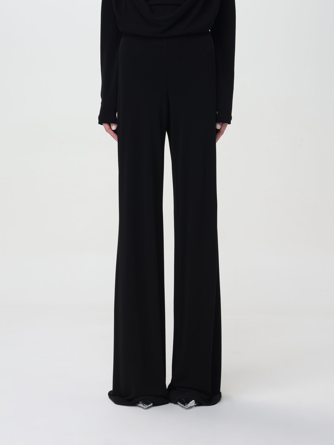 Shop Alberta Ferretti Pants  Woman Color Black