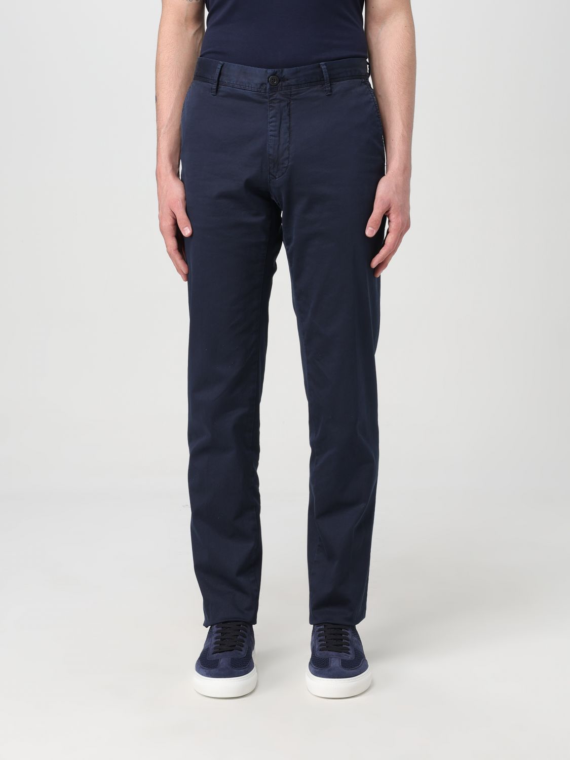 Shop Incotex Pants  Men Color Navy