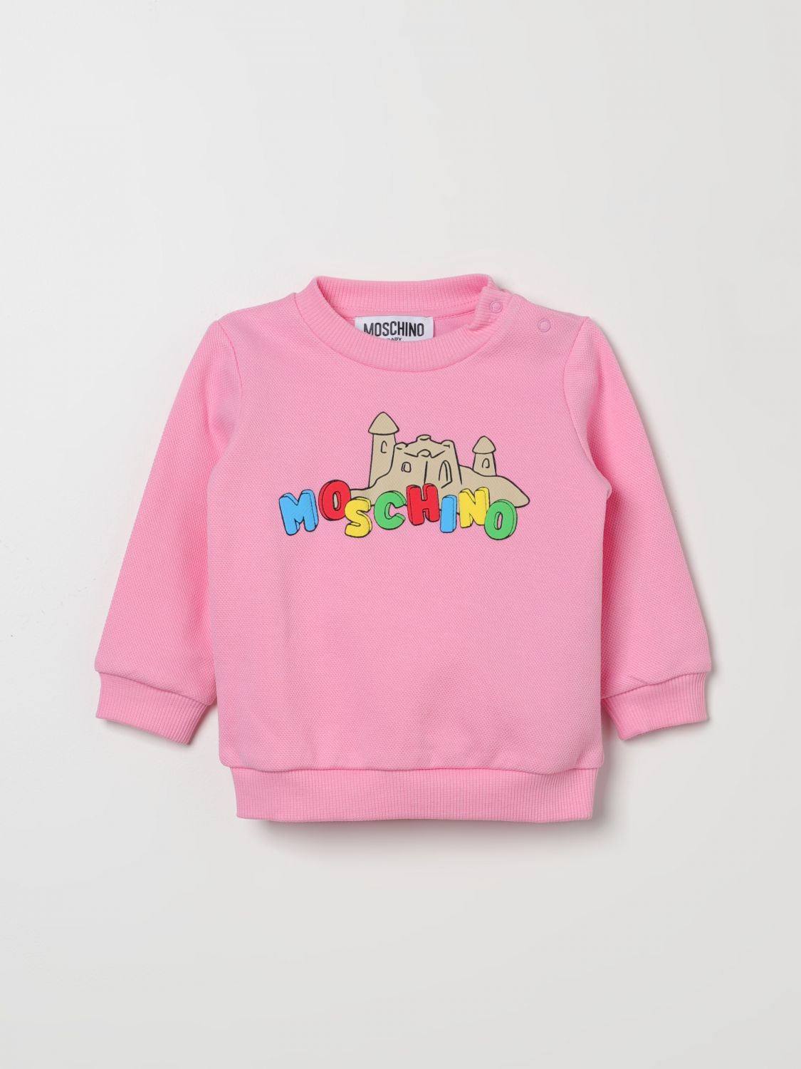 Shop Moschino Baby Sweater  Kids Color Pink