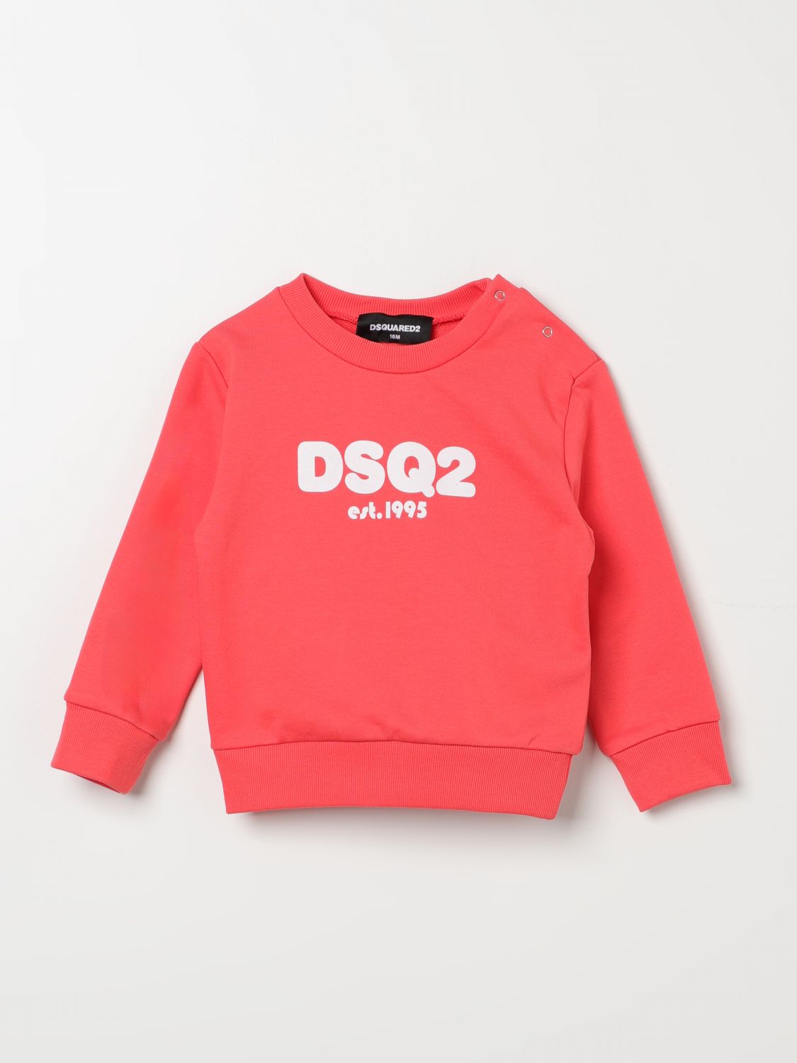 Shop Dsquared2 Junior T-shirt  Kids Color Orange