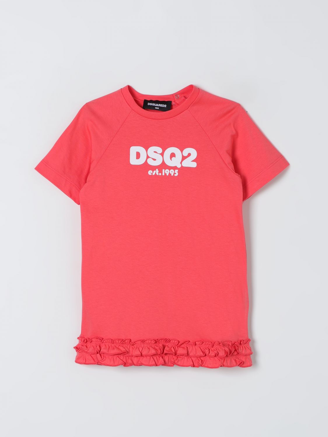Shop Dsquared2 Junior Romper  Kids Color Coral