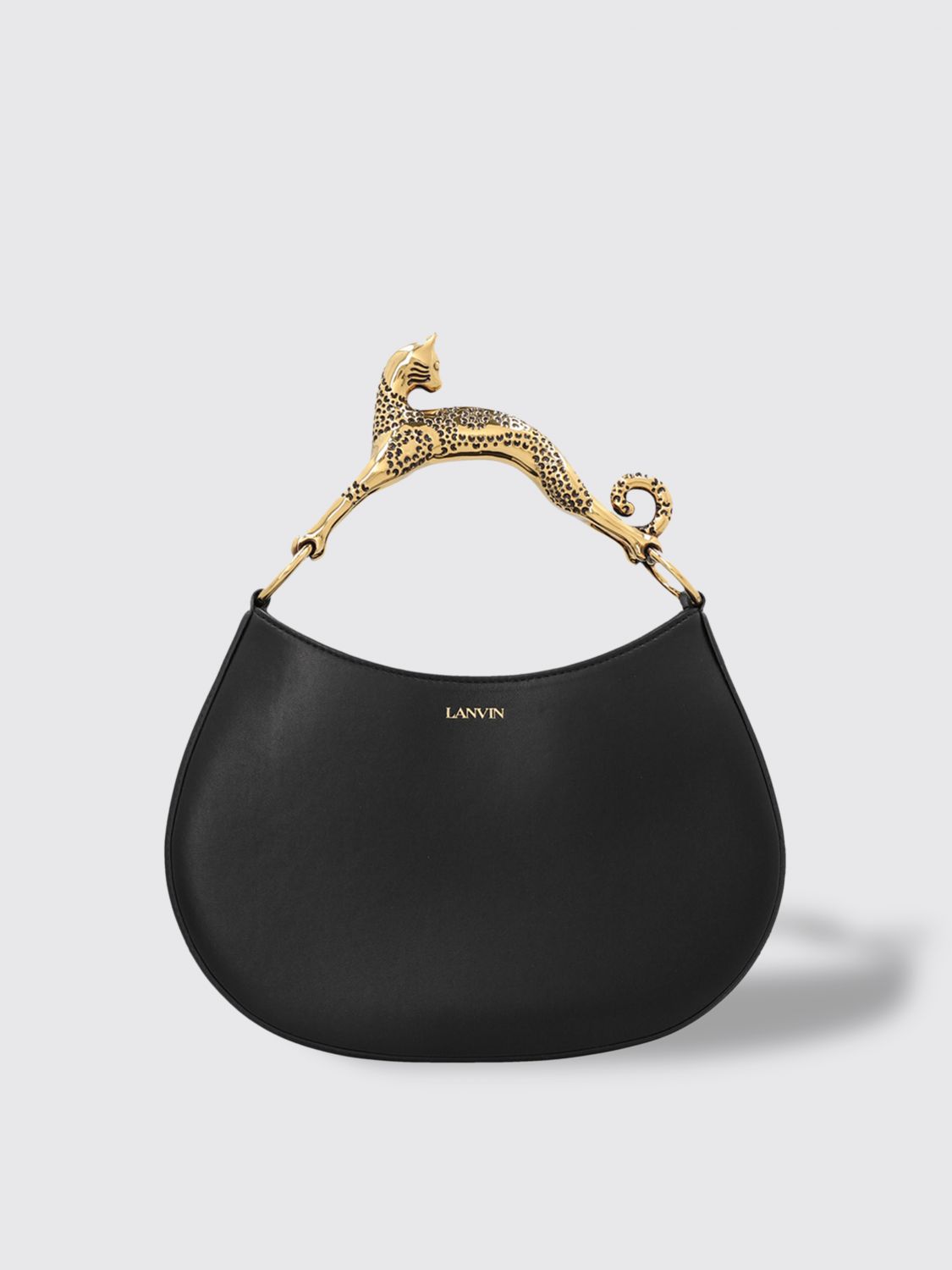 Shop Lanvin Handbag  Woman Color Black