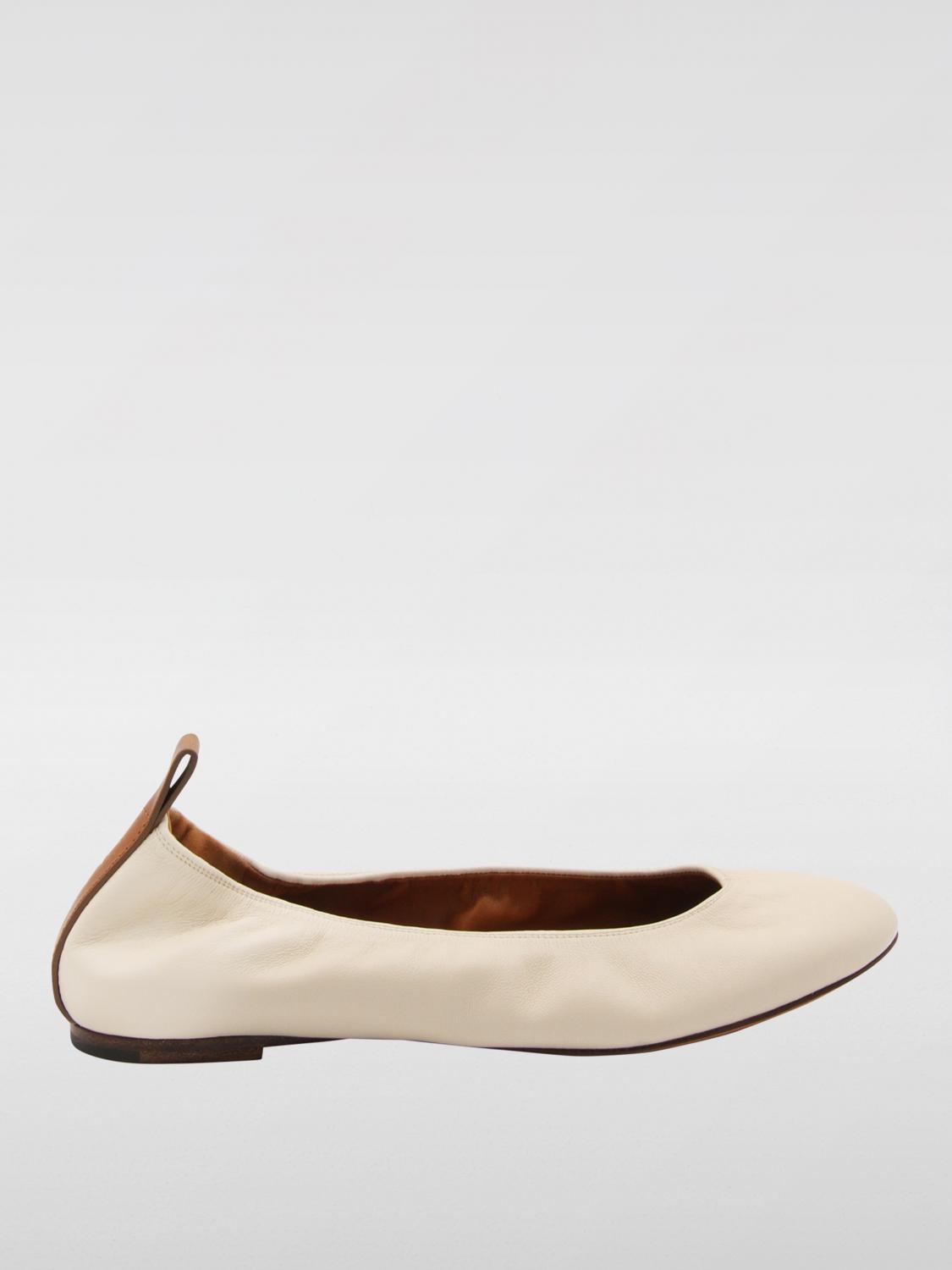 Shop Lanvin Ballet Flats  Woman Color Beige