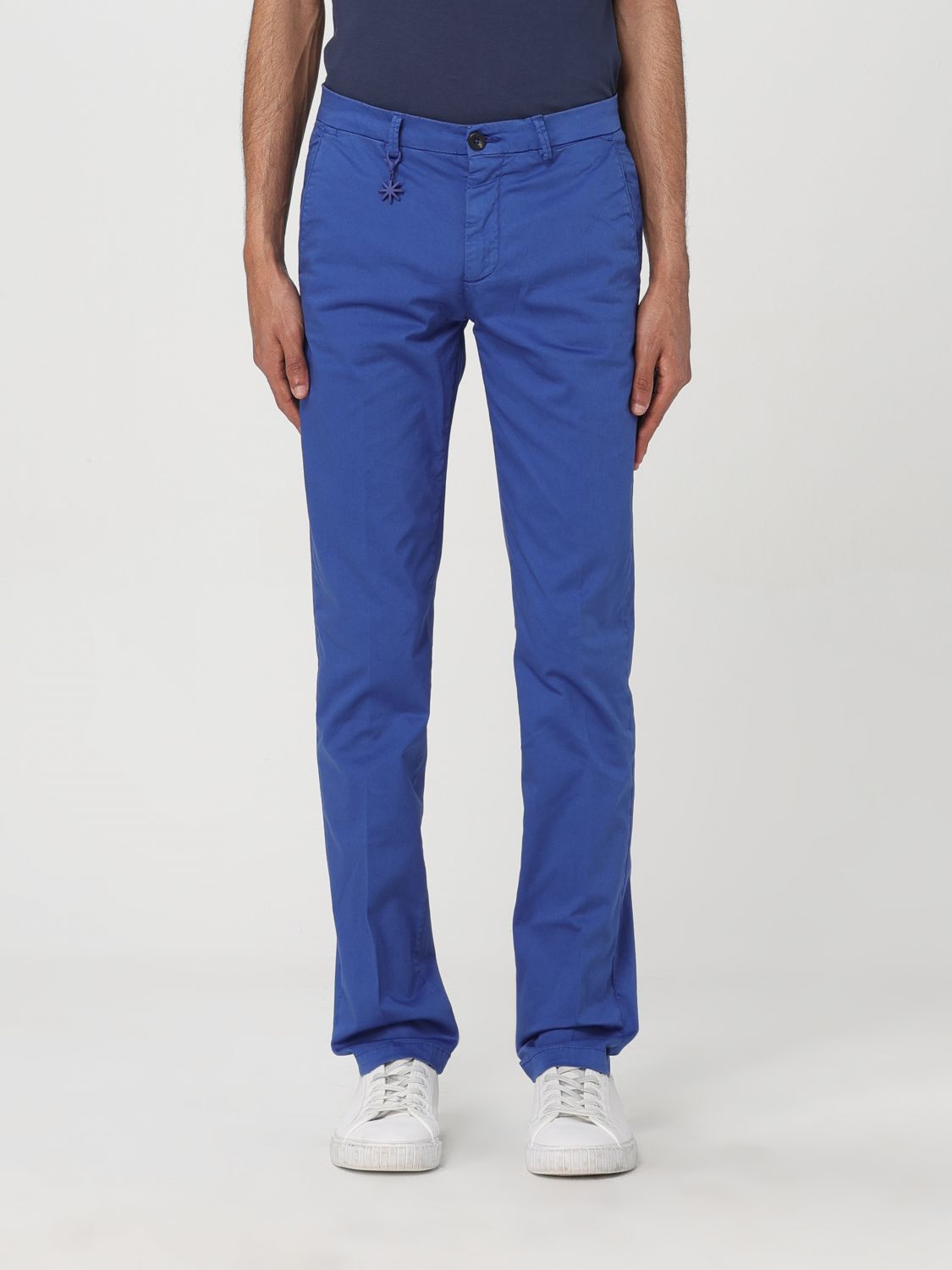 Manuel Ritz Pants  Men Color Blue 1