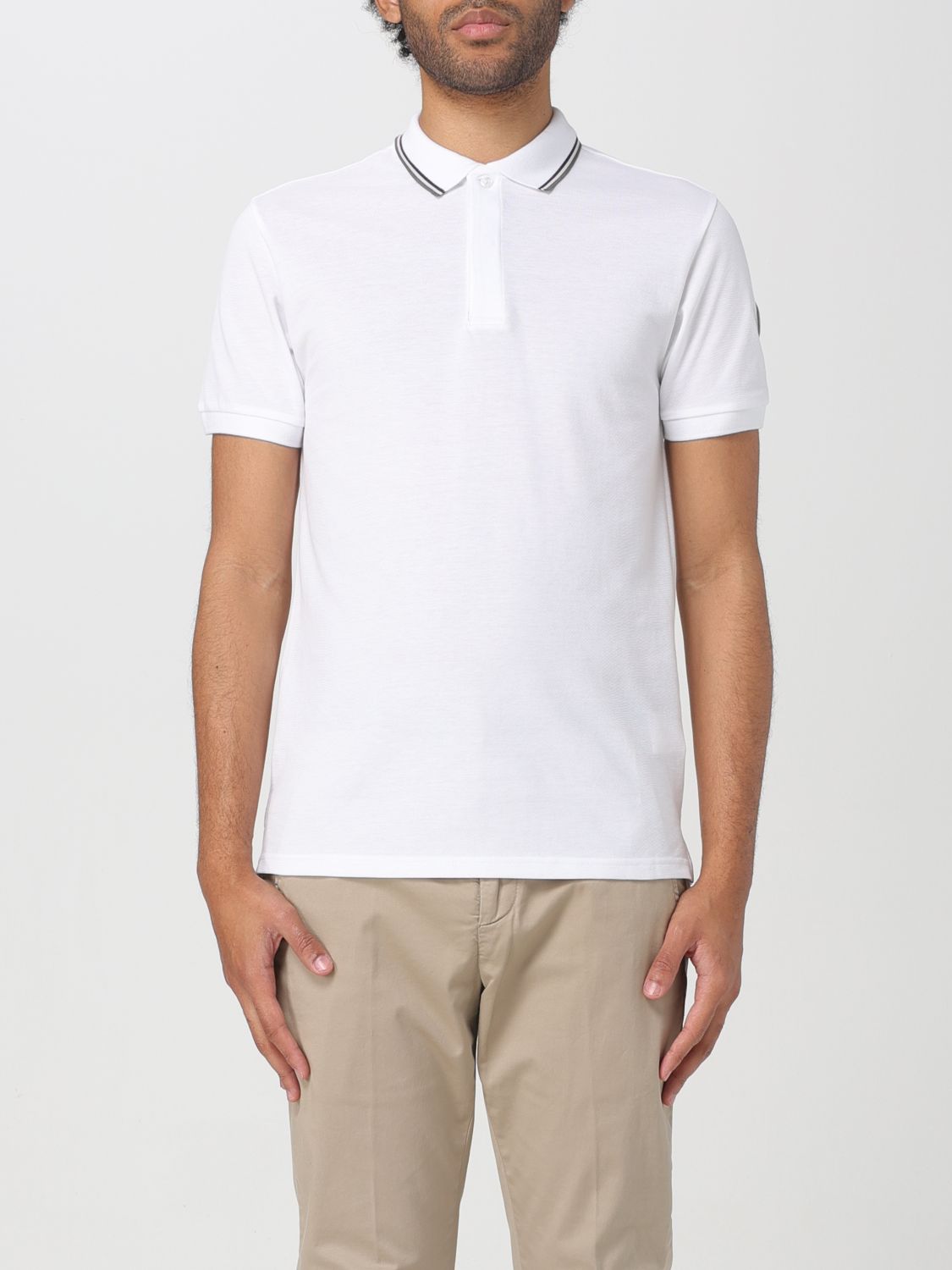 Shop Colmar Polo Shirt  Men Color White