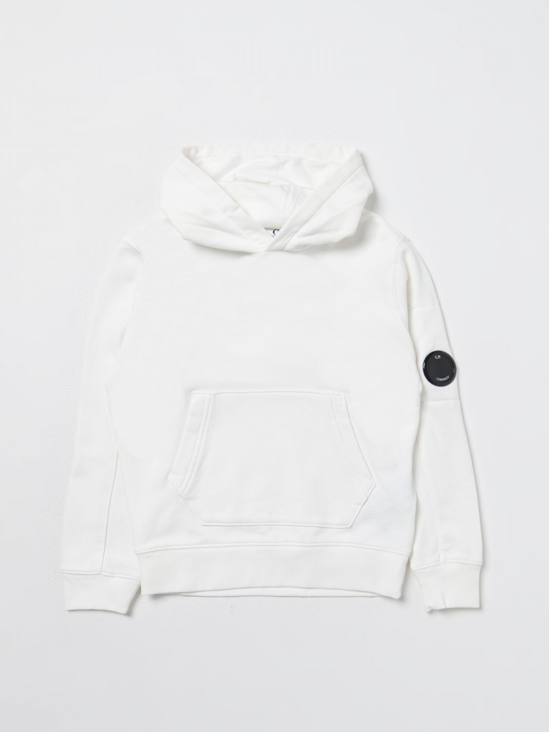 Shop C.p. Company Sweater  Kids Color White