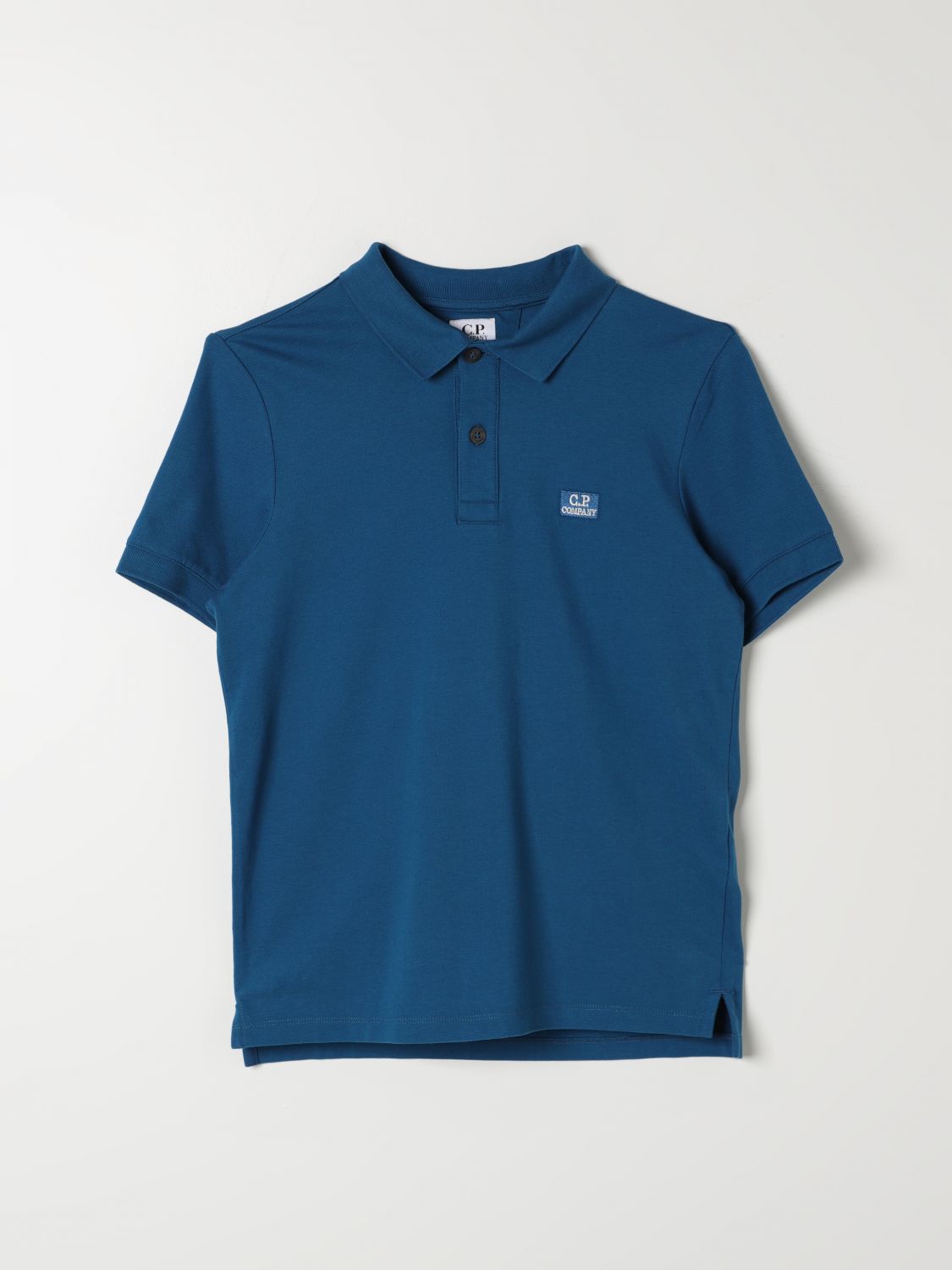 C.p. Company Polo Shirt  Kids In Blue