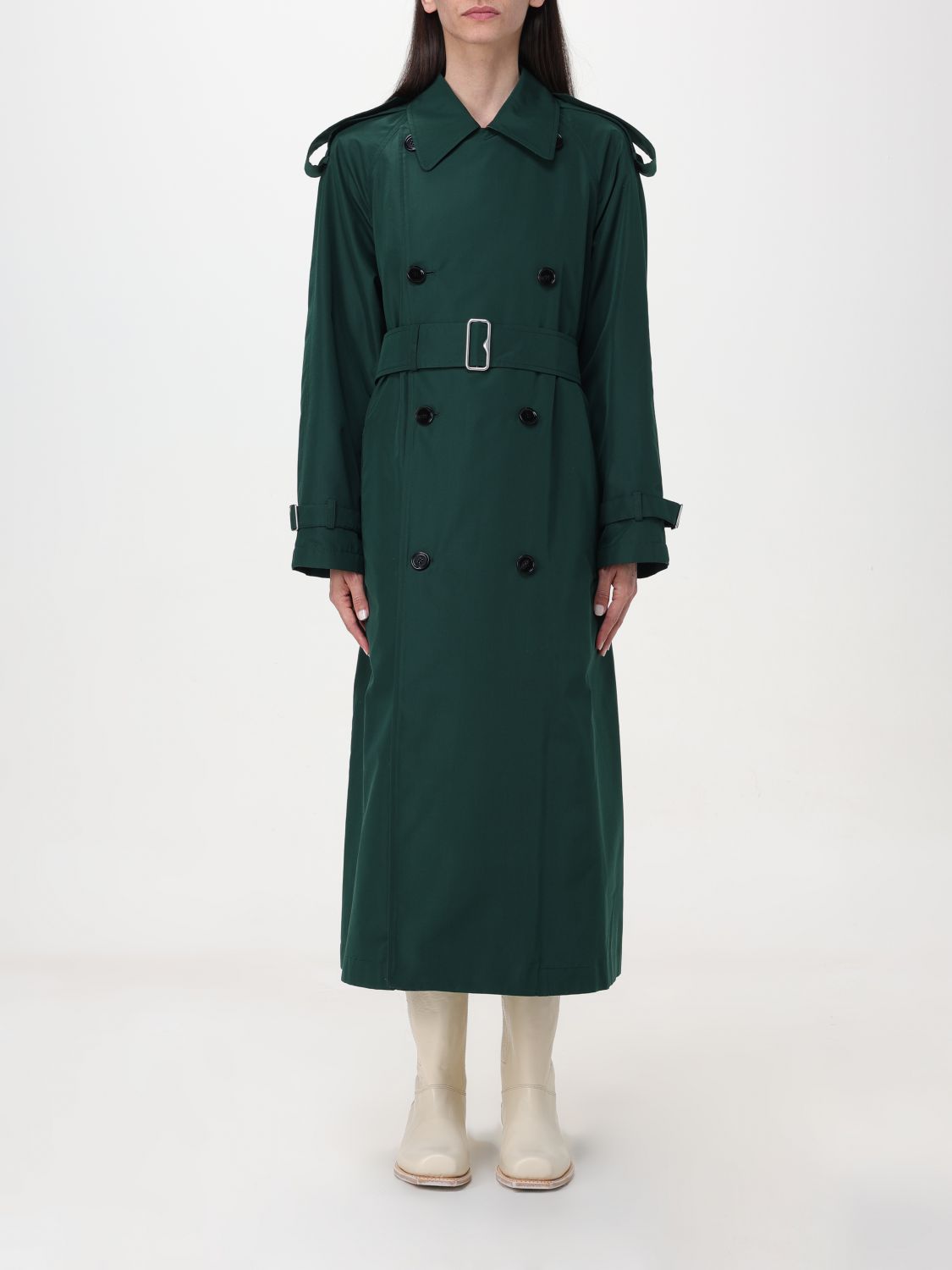 Burberry Trench Coat  Woman Color Green