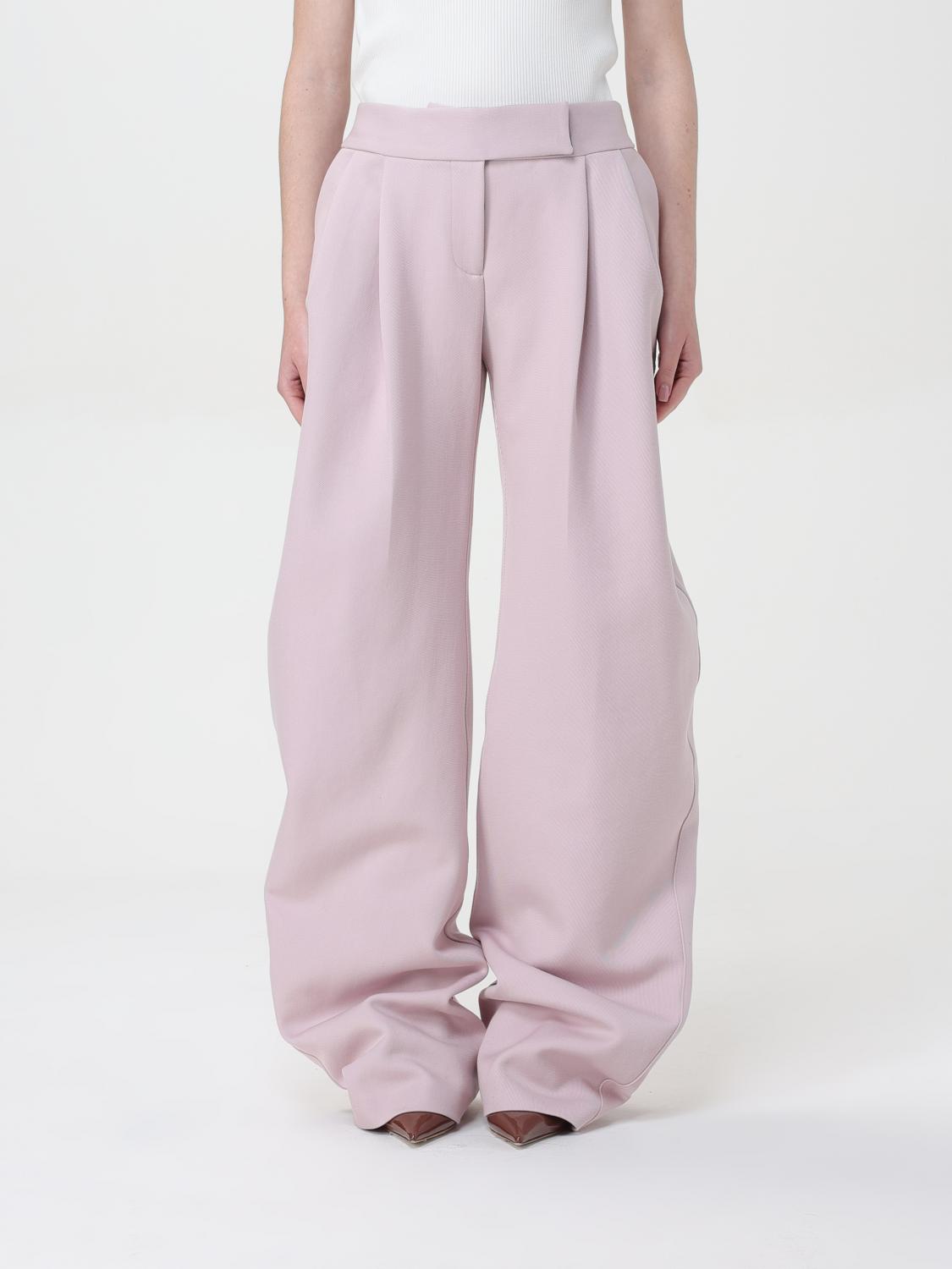 Shop Attico Pants The  Woman Color Pink