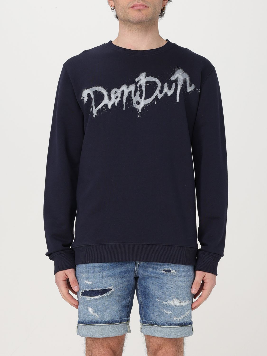 Shop Dondup Sweater  Men Color Blue