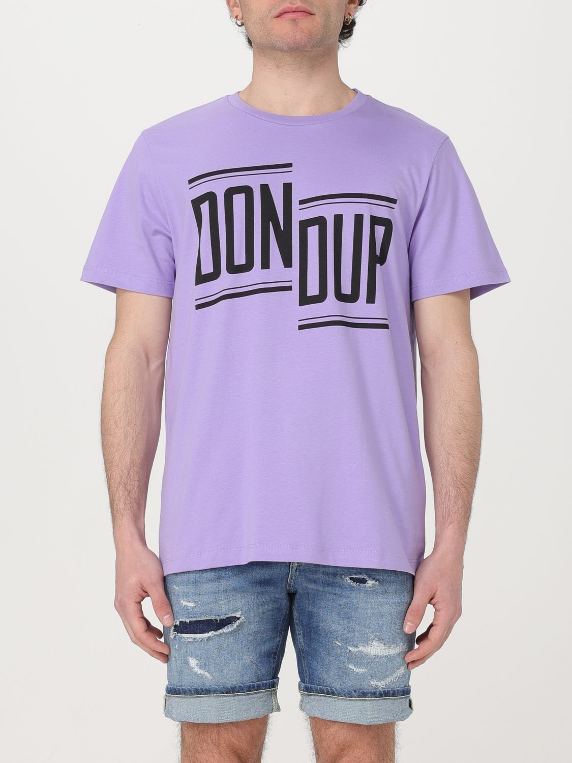 T恤 DONDUP 男士 颜色 紫色