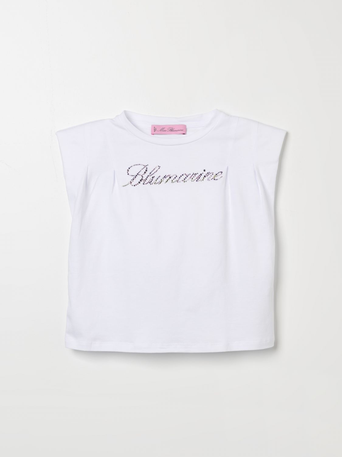 MISS BLUMARINE：Tシャツ 女の子 - ホワイト | GIGLIO.COMオンラインの