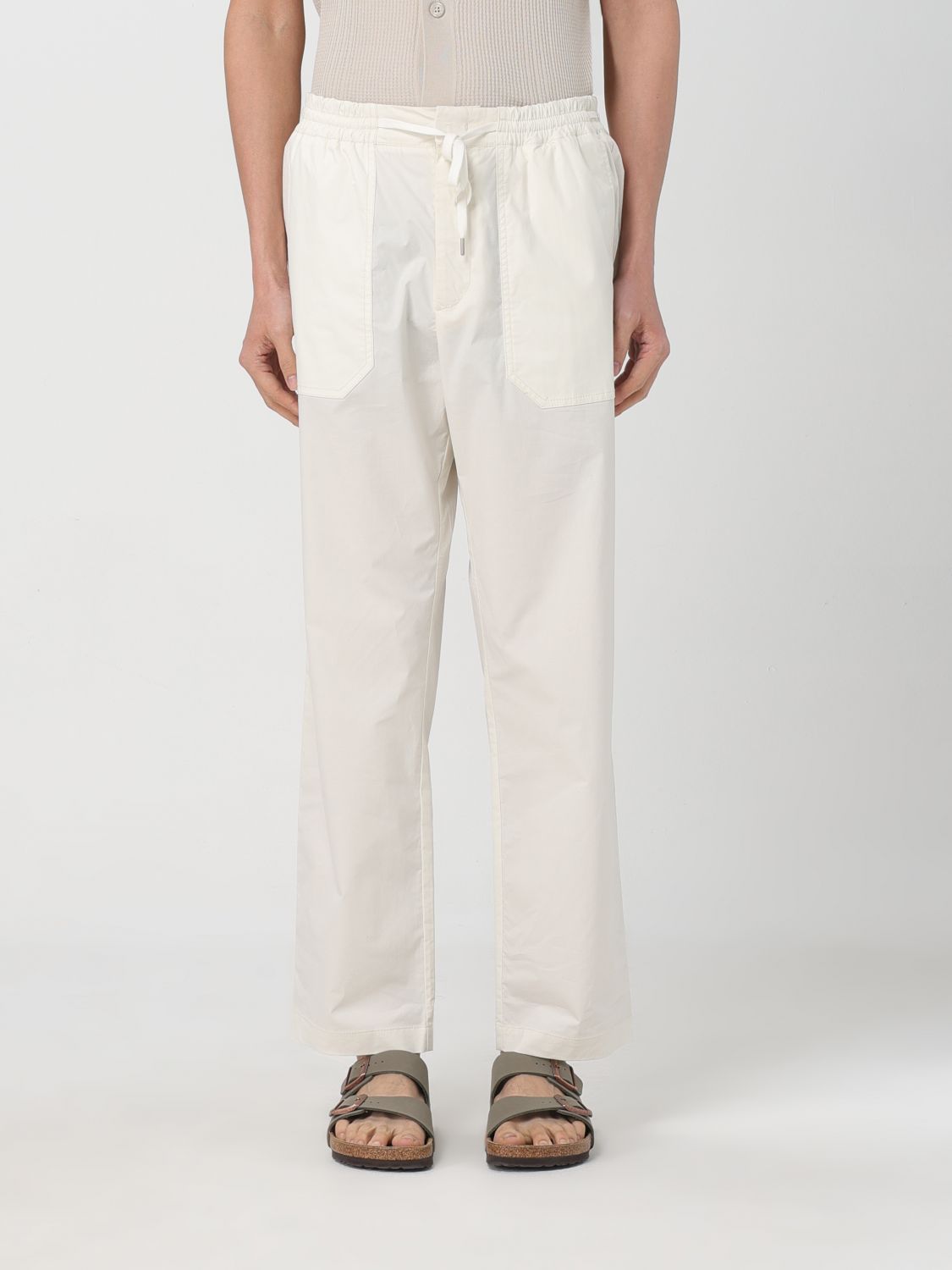 Shop Paolo Pecora Pants  Men Color White