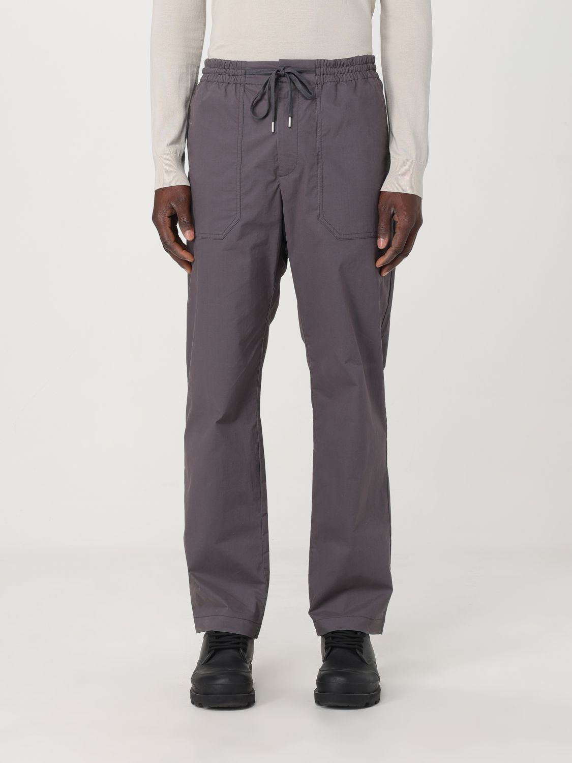 Shop Paolo Pecora Pants  Men Color Grey