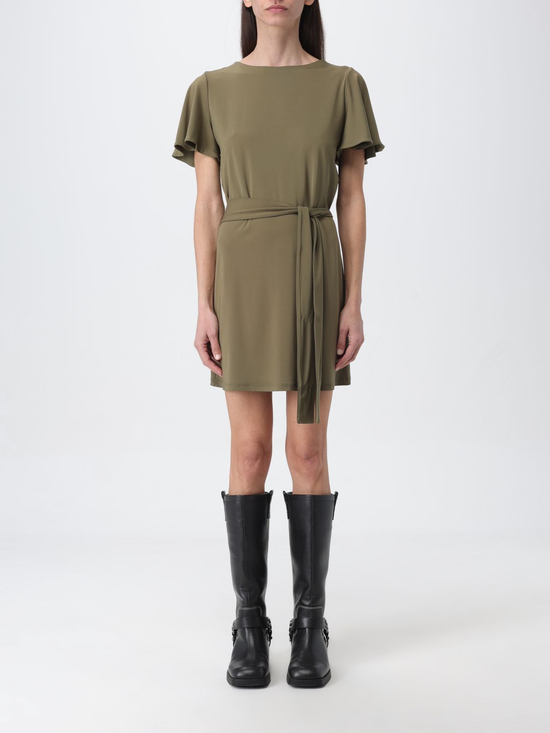 Shop Kaos Dress  Woman Color Military