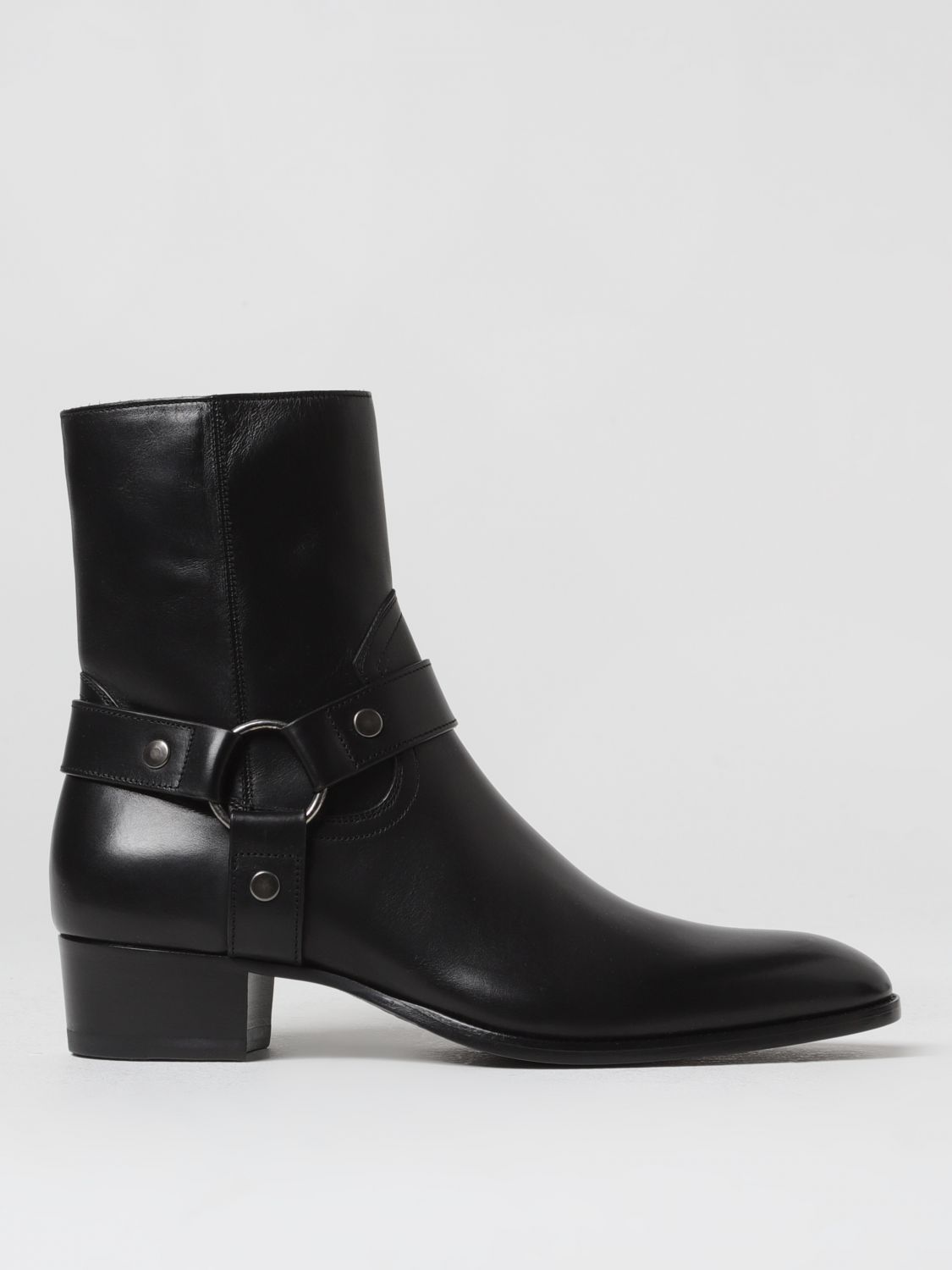 Shop Saint Laurent Boots  Men Color Black