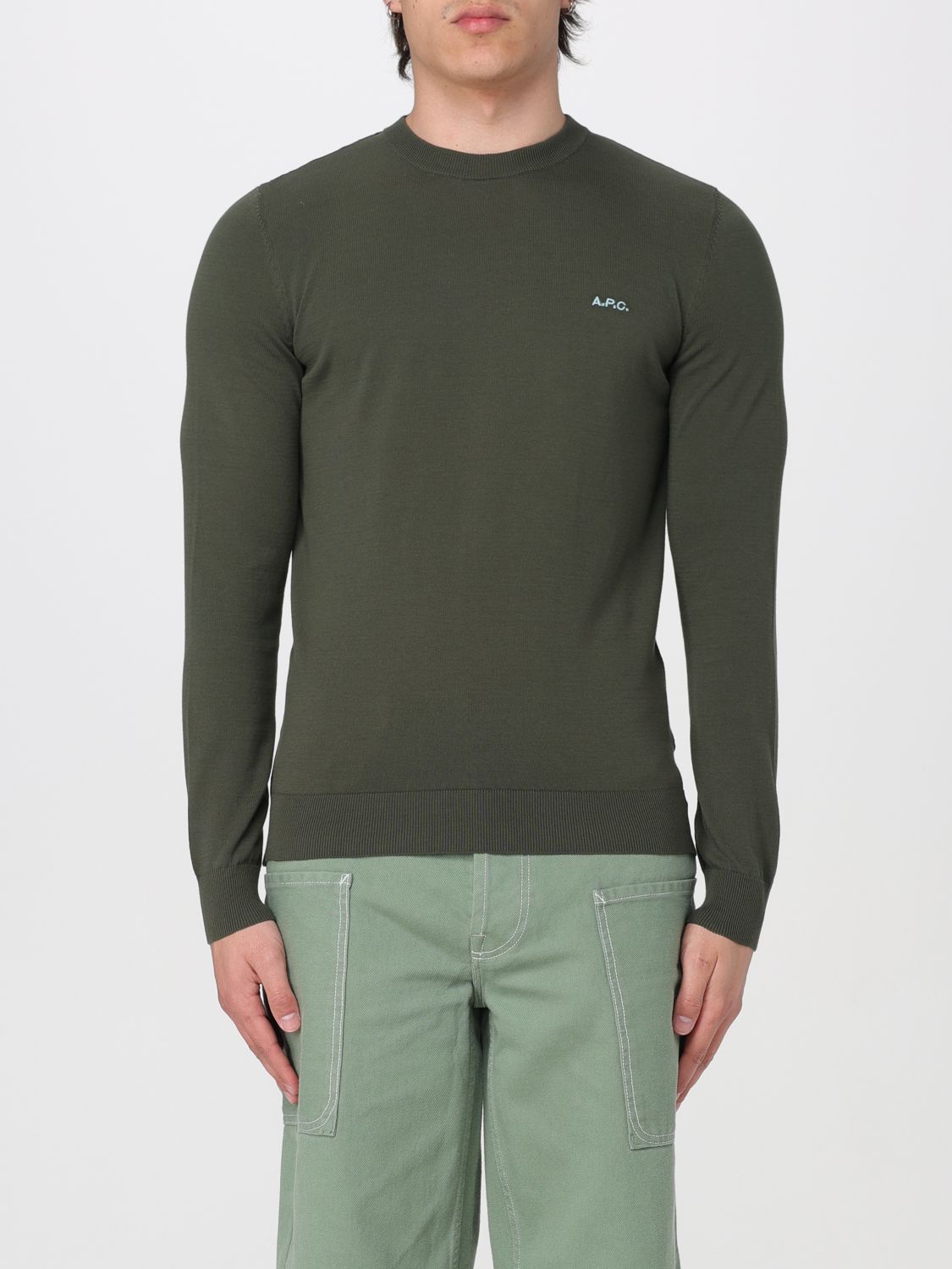 Apc Sweater A.p.c. Men Color Green In 绿色