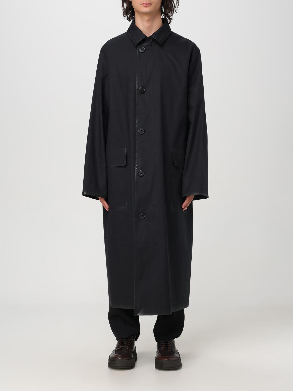 Shop Maison Margiela Coat  Men Color Black In 黑色