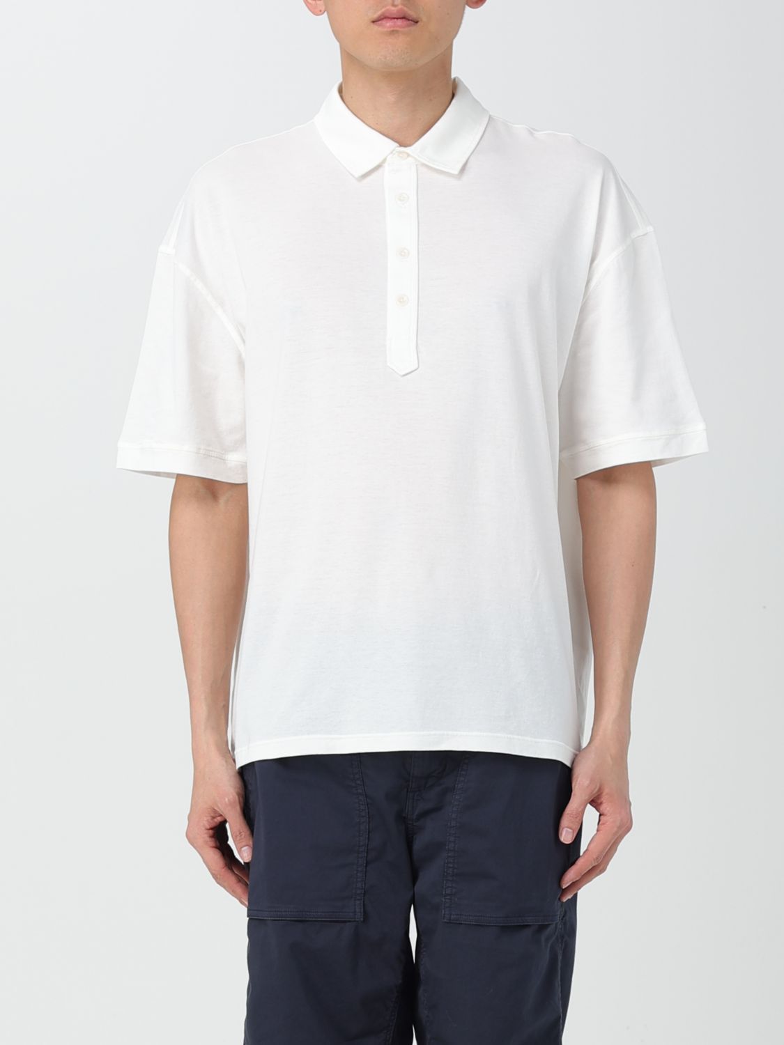 Shop Ten C Polo Shirt  Men Color White