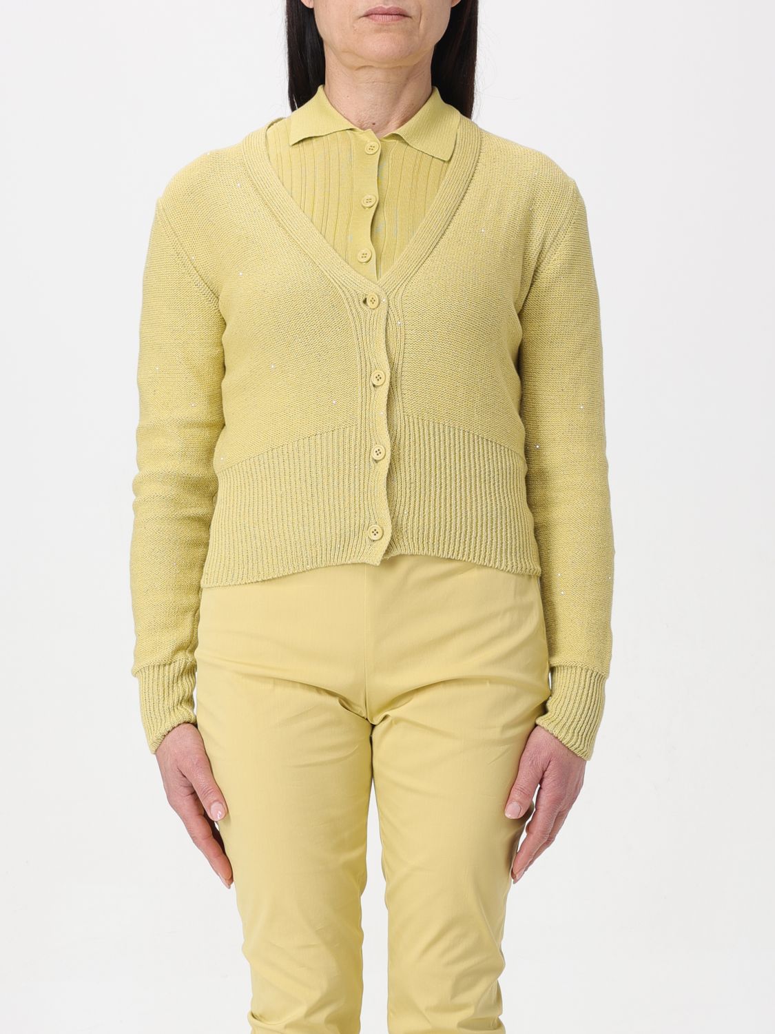 Fabiana Filippi Sweater  Woman Color Pistachio