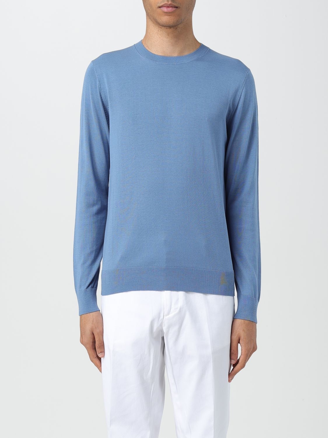 Paolo Pecora Sweater  Men Color Gnawed Blue