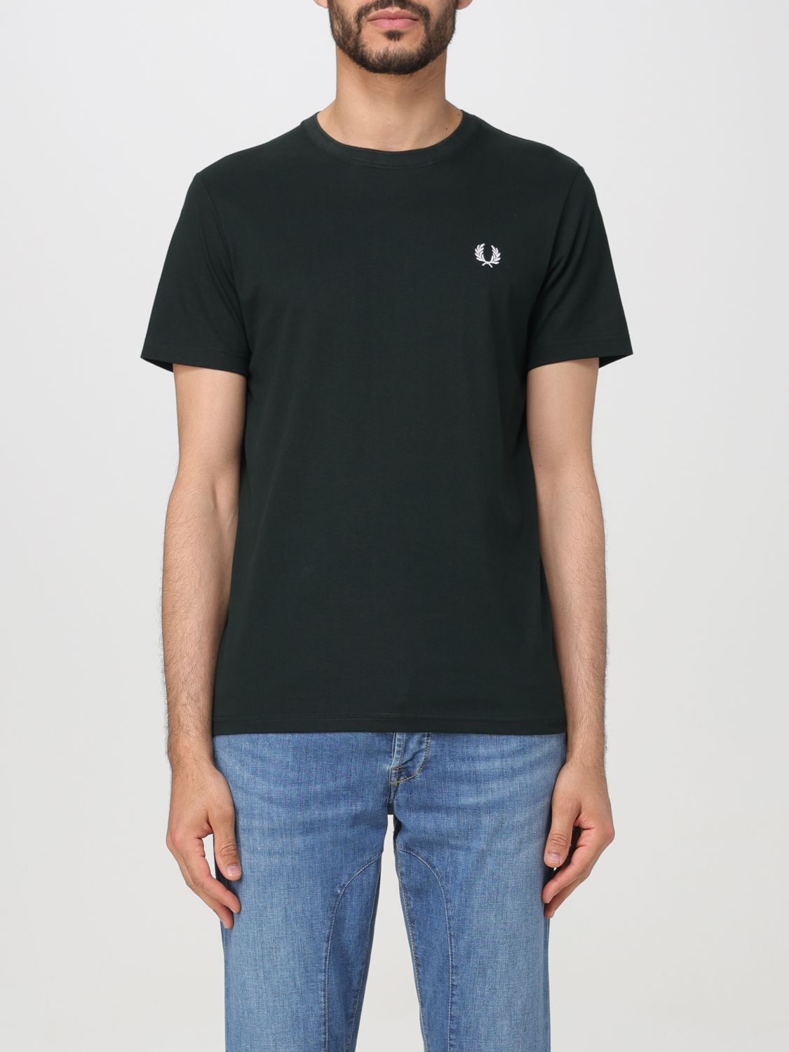 Fred Perry T-shirt  Men Colour Green