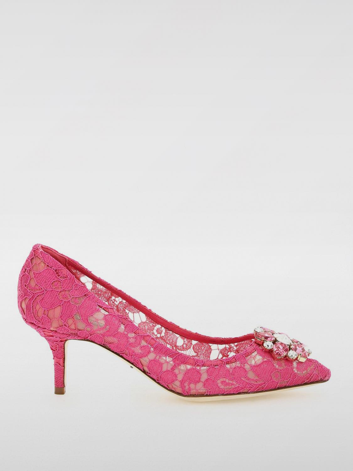 Shop Dolce & Gabbana High Heel Shoes  Woman Color Fuchsia In 紫红色