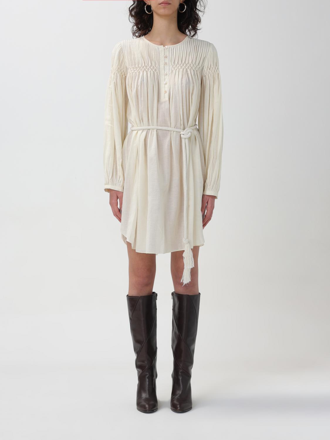 ISABEL MARANT ÉTOILE DRESS ISABEL MARANT ETOILE WOMAN COLOR BEIGE F30346022