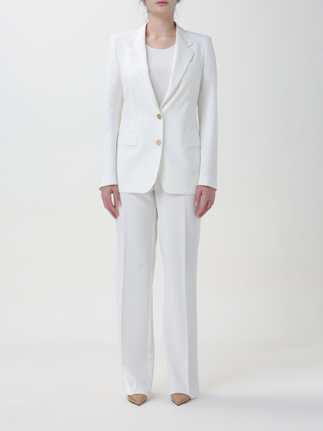 Shop Tagliatore Suit  Woman Color White