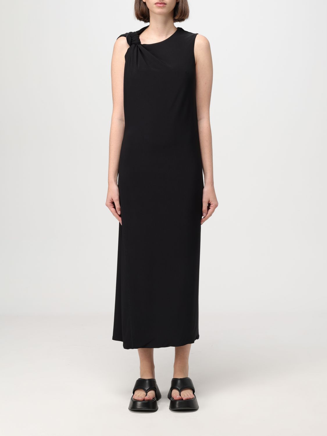 Shop Sportmax Dress  Woman Color Black