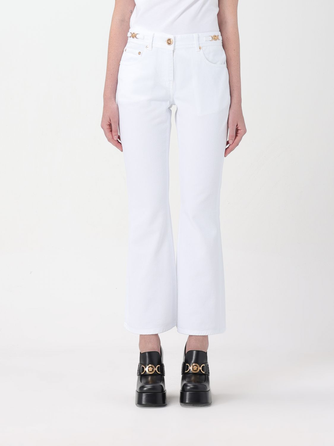 Shop Versace Jeans  Woman Color White