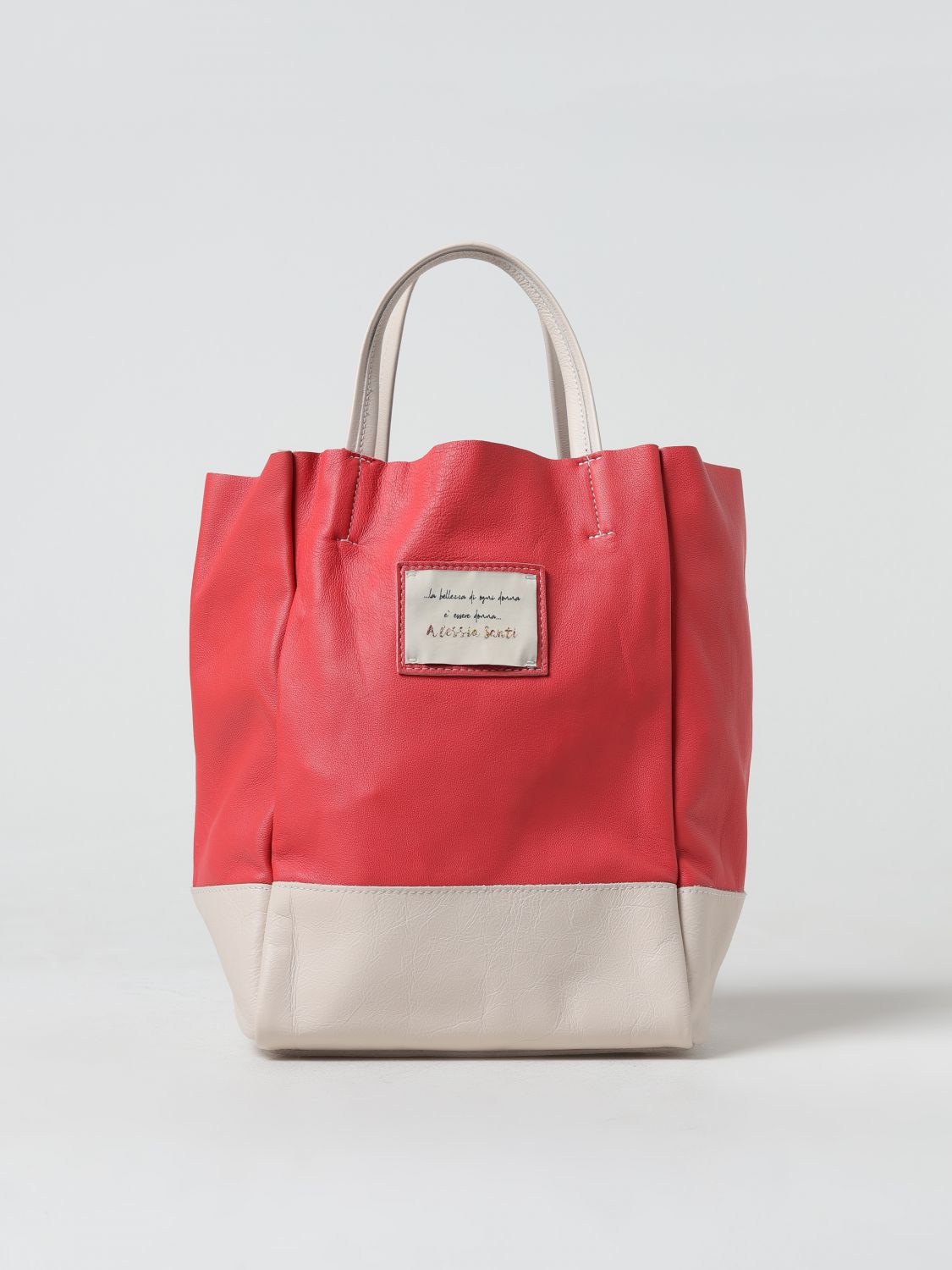 Shop Alessia Santi Handbag  Woman Color Coral