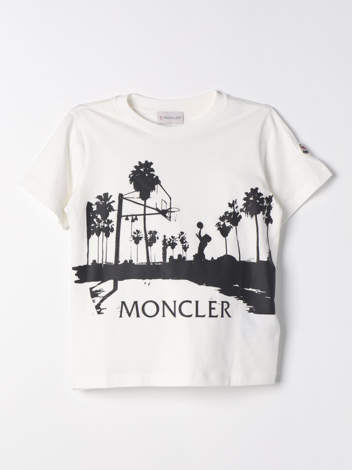 Moncler T-shirt  Kids Colour White