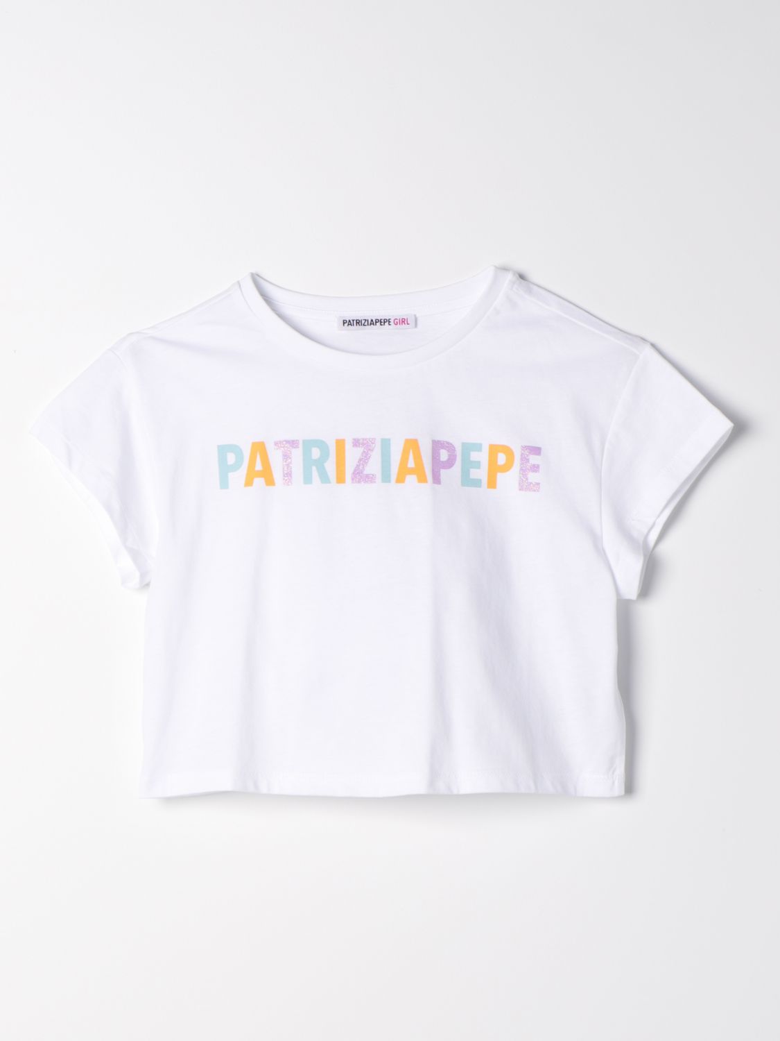 Shop Patrizia Pepe T-shirt  Kids Color White
