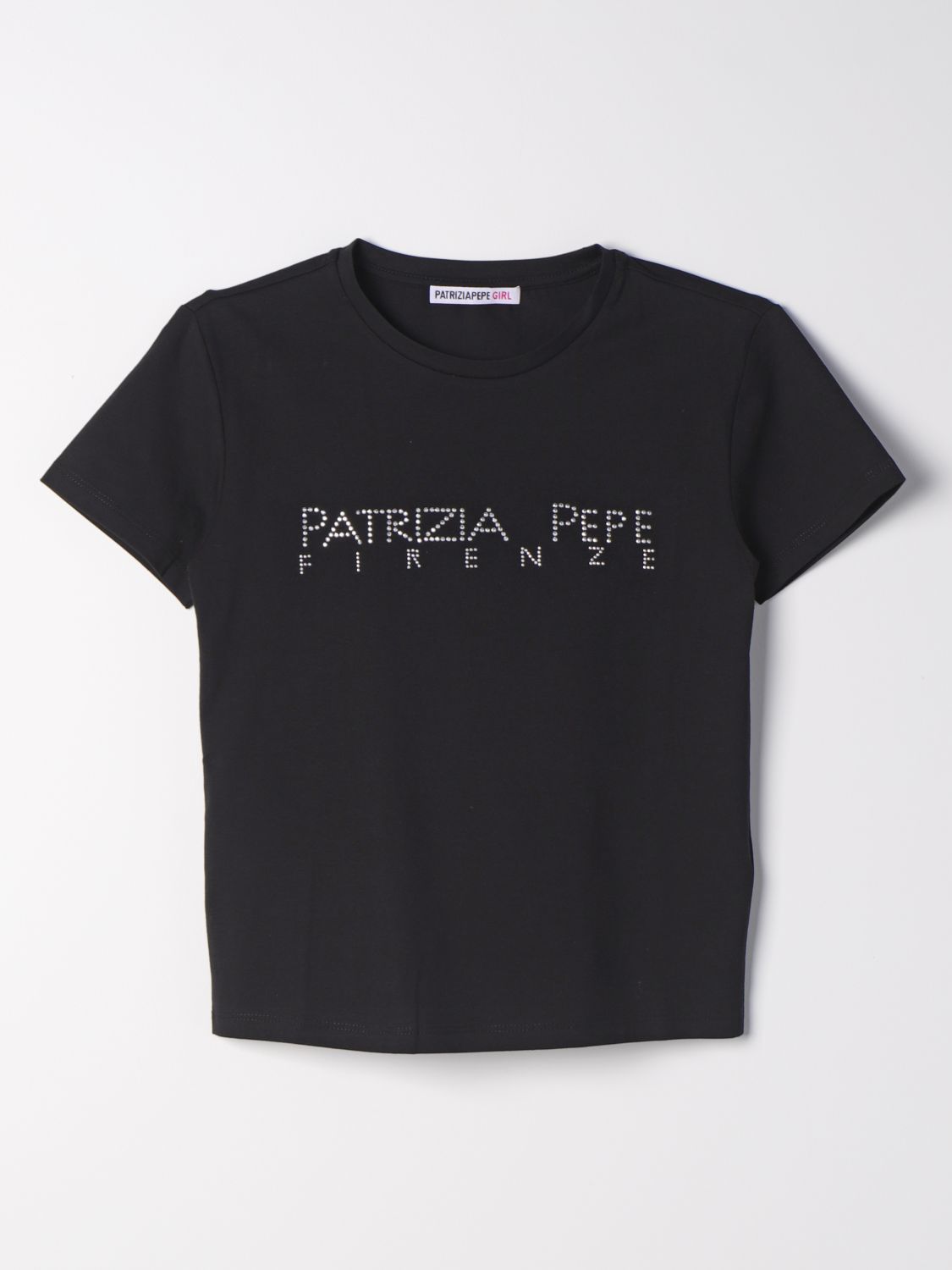 Shop Patrizia Pepe T-shirt  Kids Color Black
