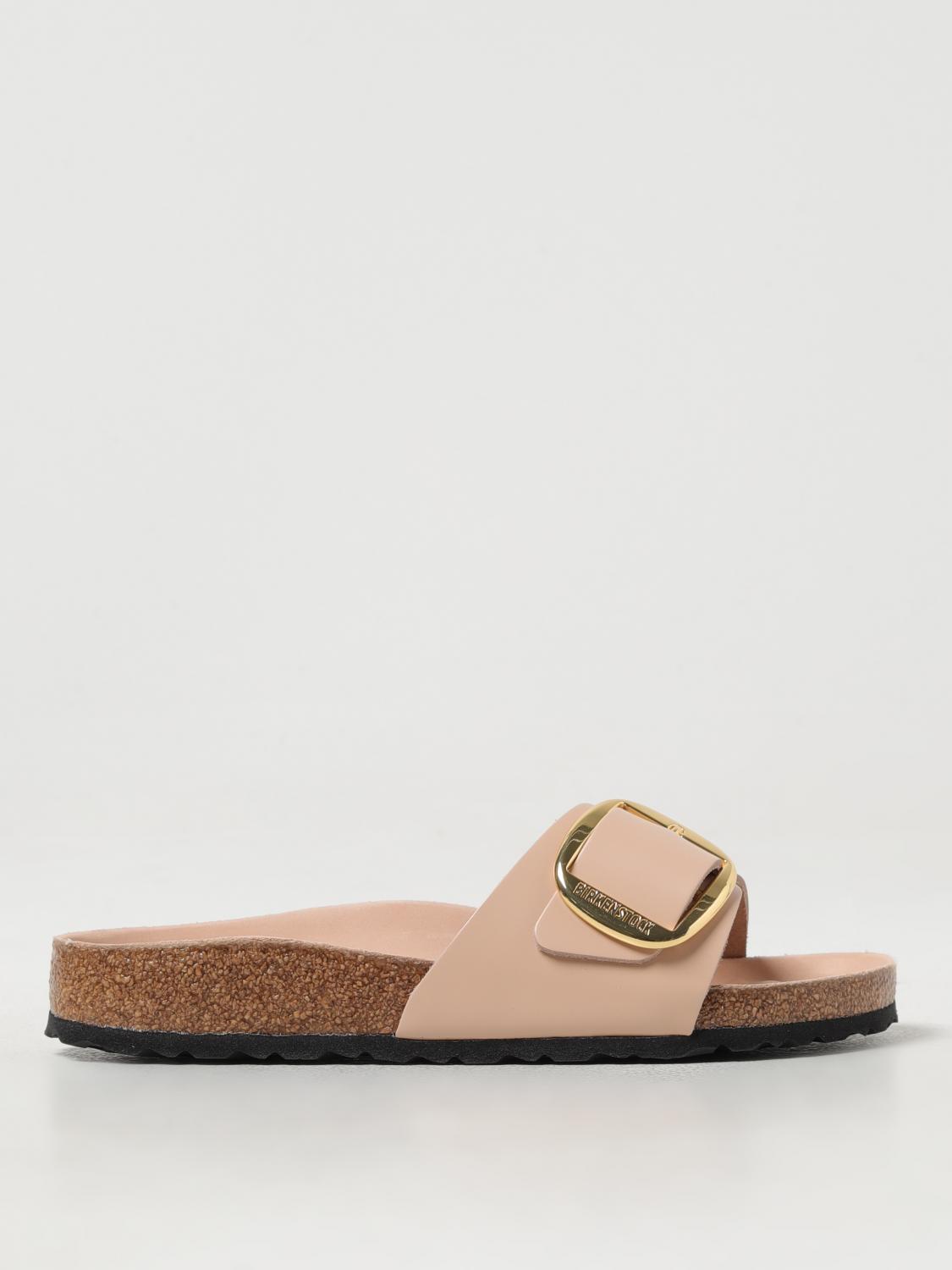 Flat Sandals BIRKENSTOCK Woman colour Beige