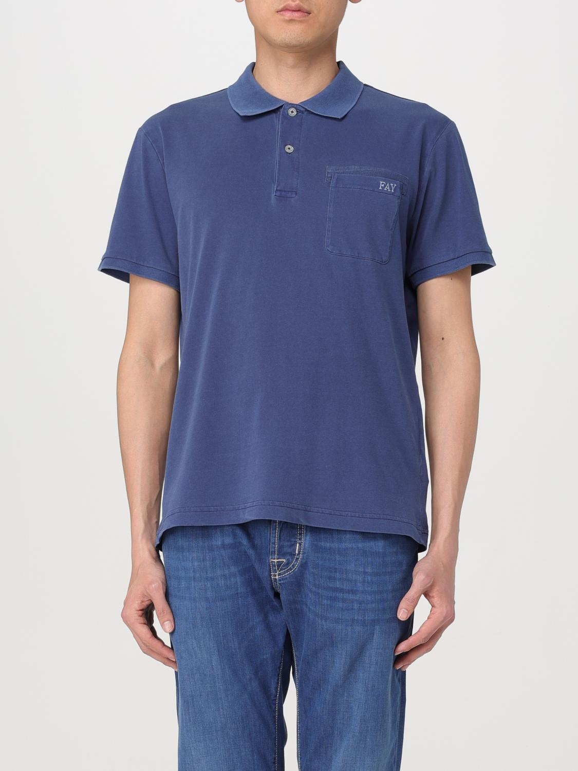 Fay T-shirt Men Color White In White