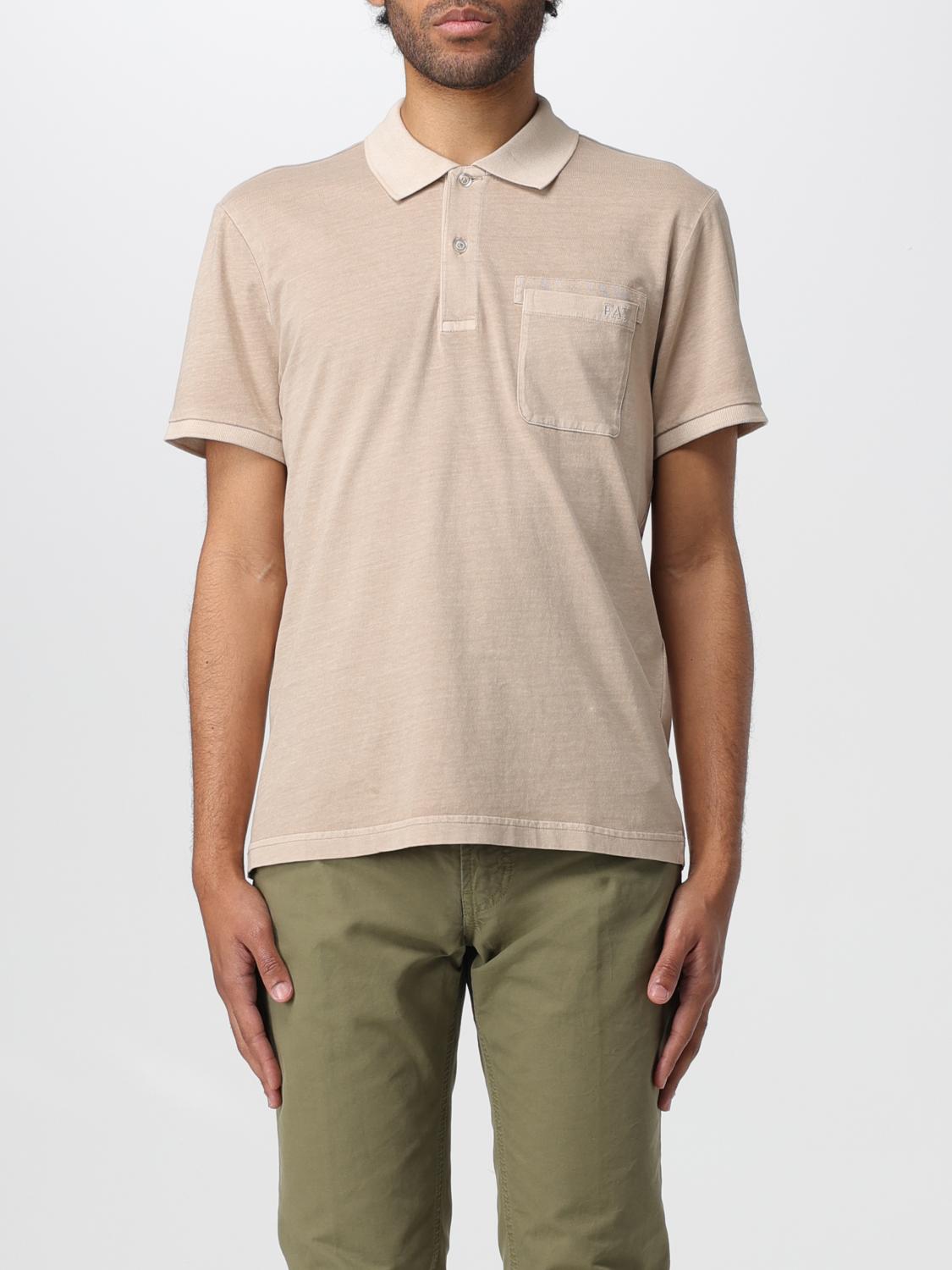 Fay Polo Shirt  Men Color Beige In Beige