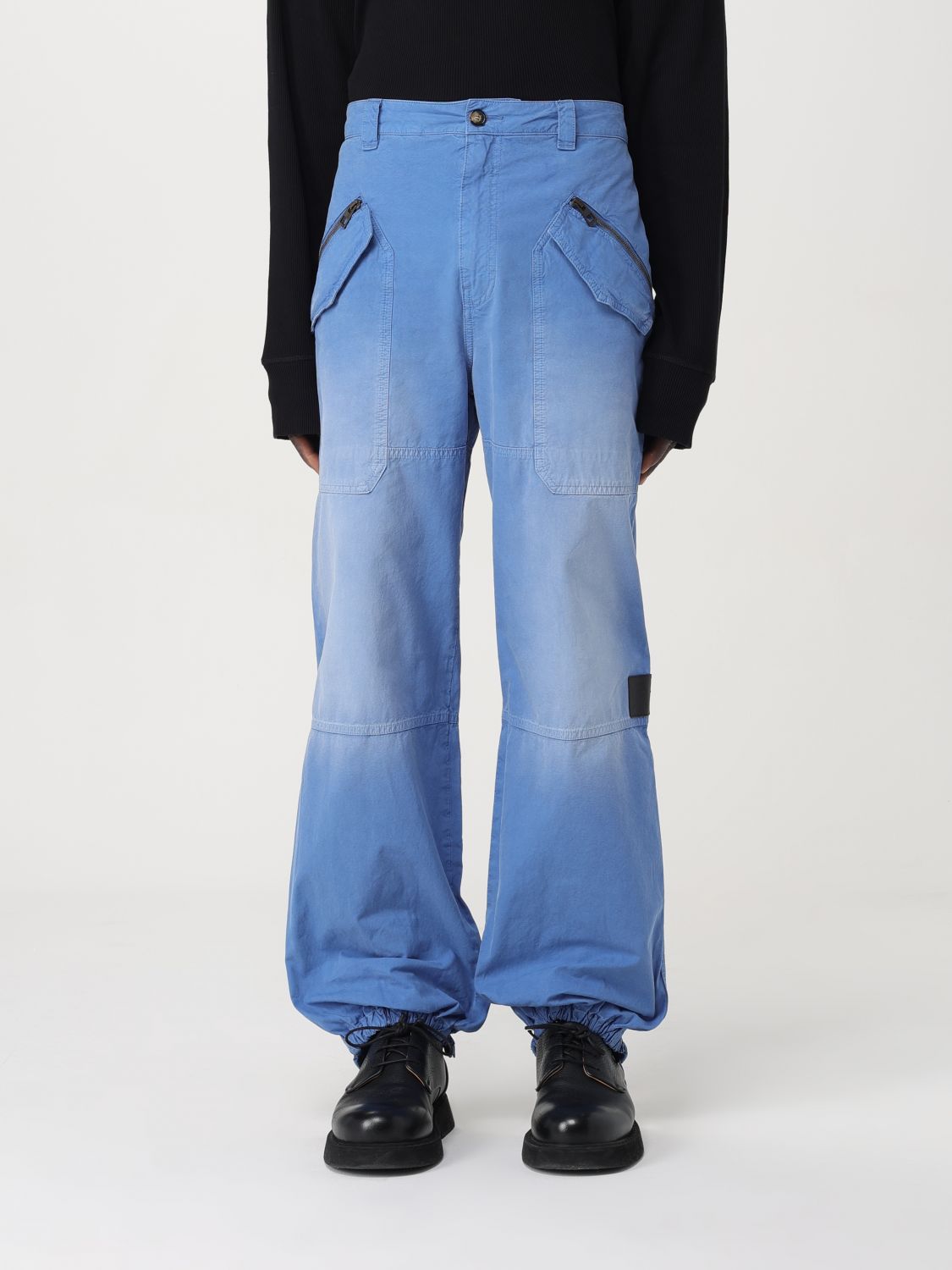 Shop Loewe Pants  Men Color Blue