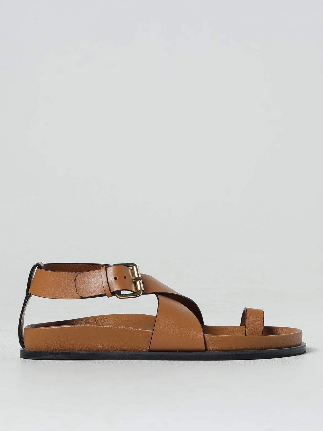 A.emery Flat Sandals  Woman Colour Brown