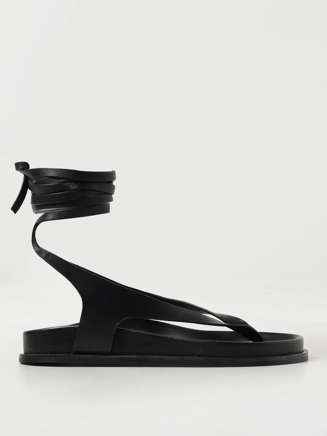 Shop A.emery Flat Sandals  Woman Color Black