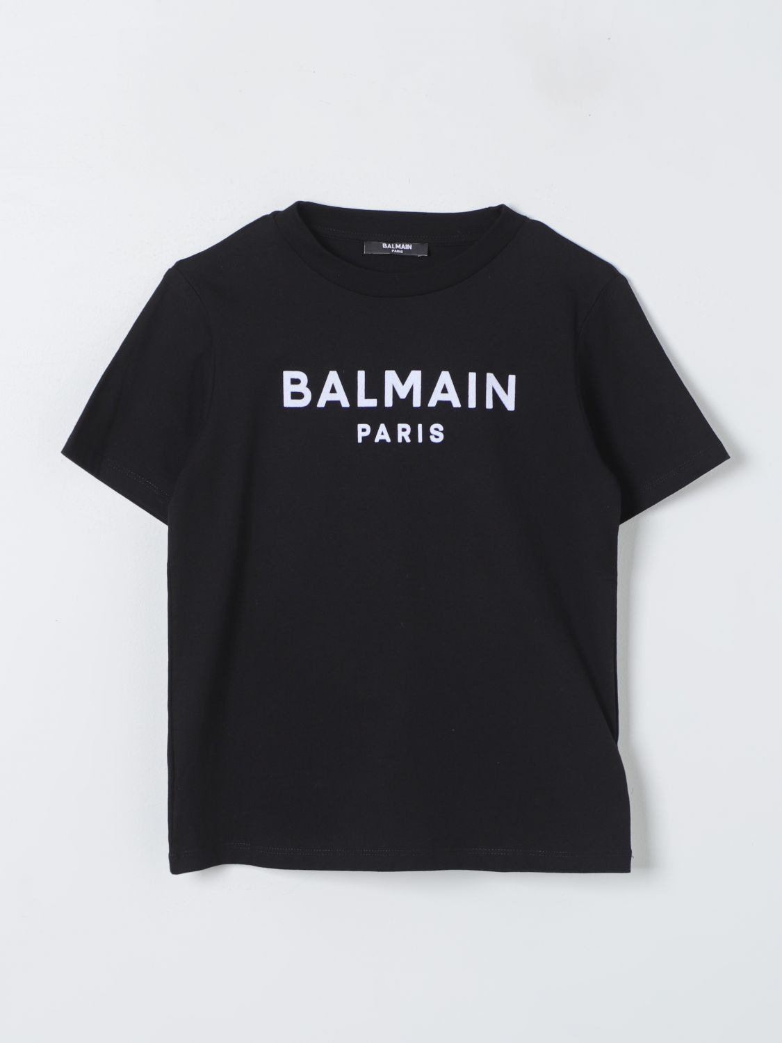 Shop Balmain T-shirt  Kids Kids Color Black